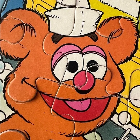 VINTAGE Muppet Babies nostalgic 1980s 60 piece puzzle Kermit Gonzo Fozzy Animal - Picture 16 of 17